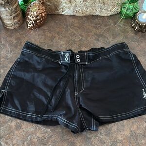 Zero XPosur Women’s Black Lined Board Swim Shorts